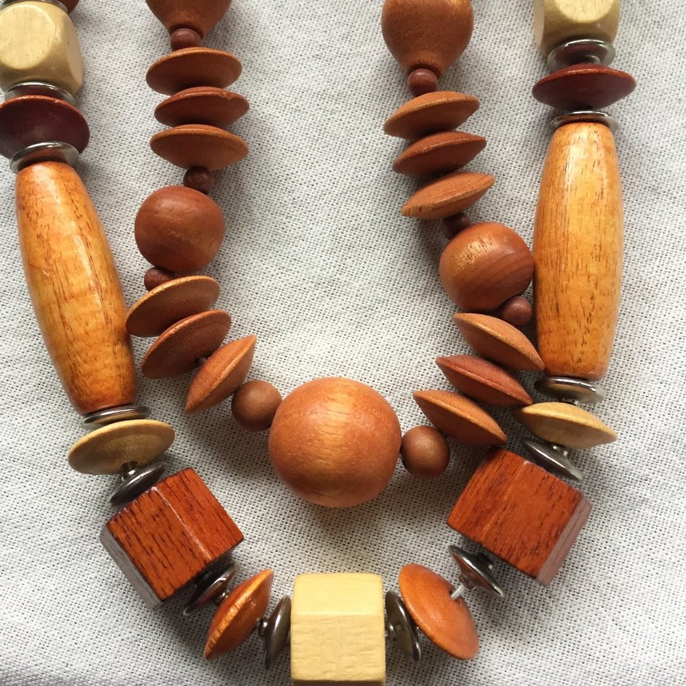 CHUNKY Wooden Necklaces